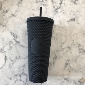 MATTE BLACK STUDDED TUMBLER - STABRUCKS